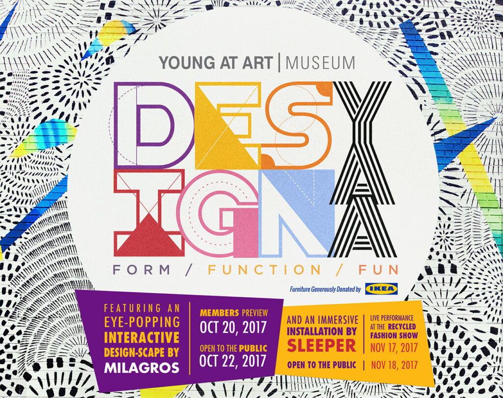 Design YAA | Exhibition branding by Ben Morey